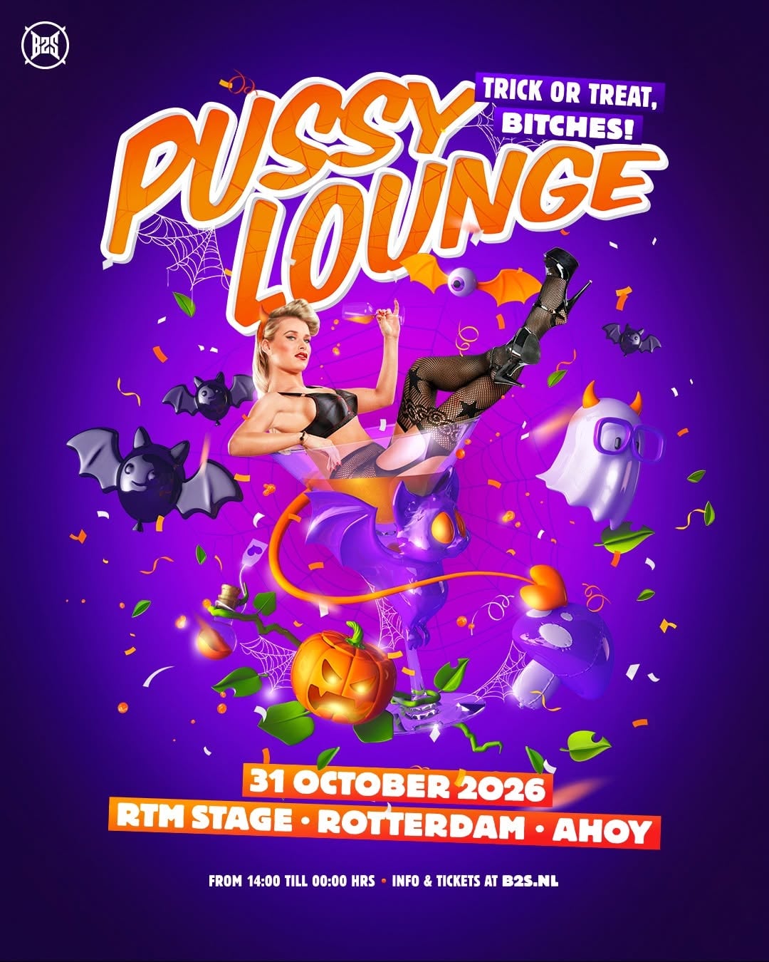 Pussy lounge flyer