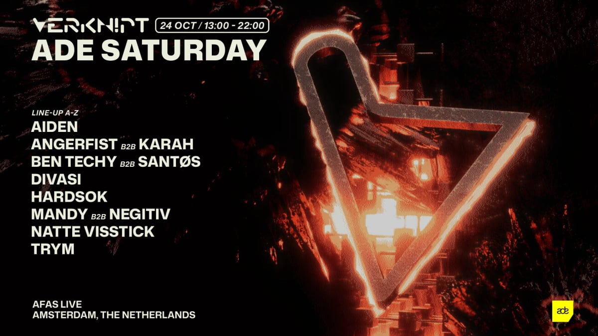 Verknipt ADE Special Saturday flyer