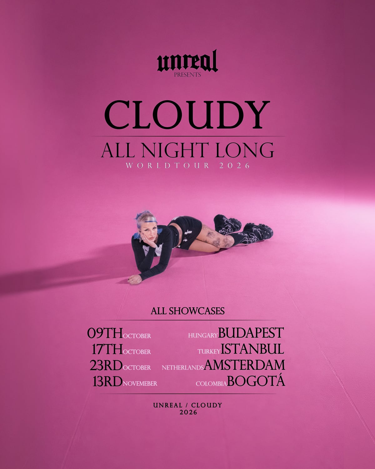 unreal By Day × Cloudy flyer
