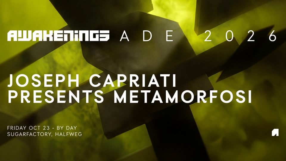 Awakenings: Joseph Capriati presents Metamorfosi flyer