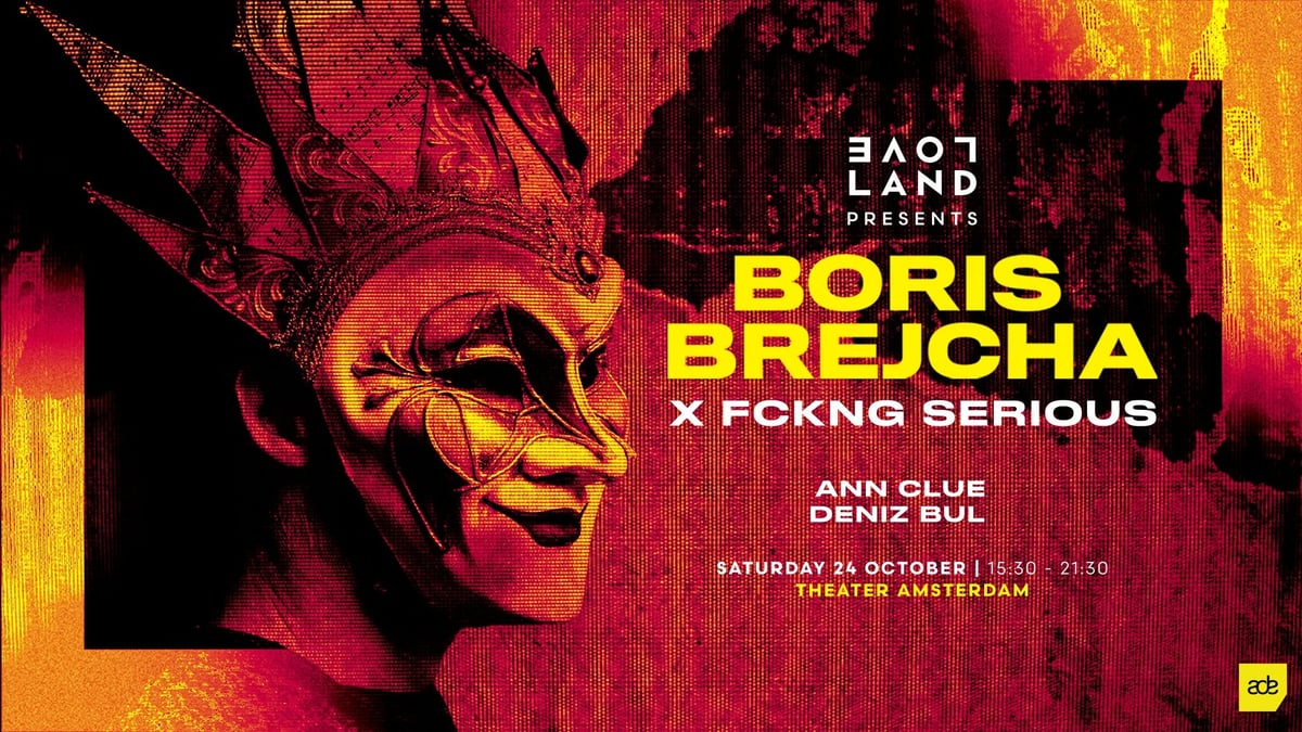 BORIS BREJCHA: FCKNG SERIOUS × Loveland flyer