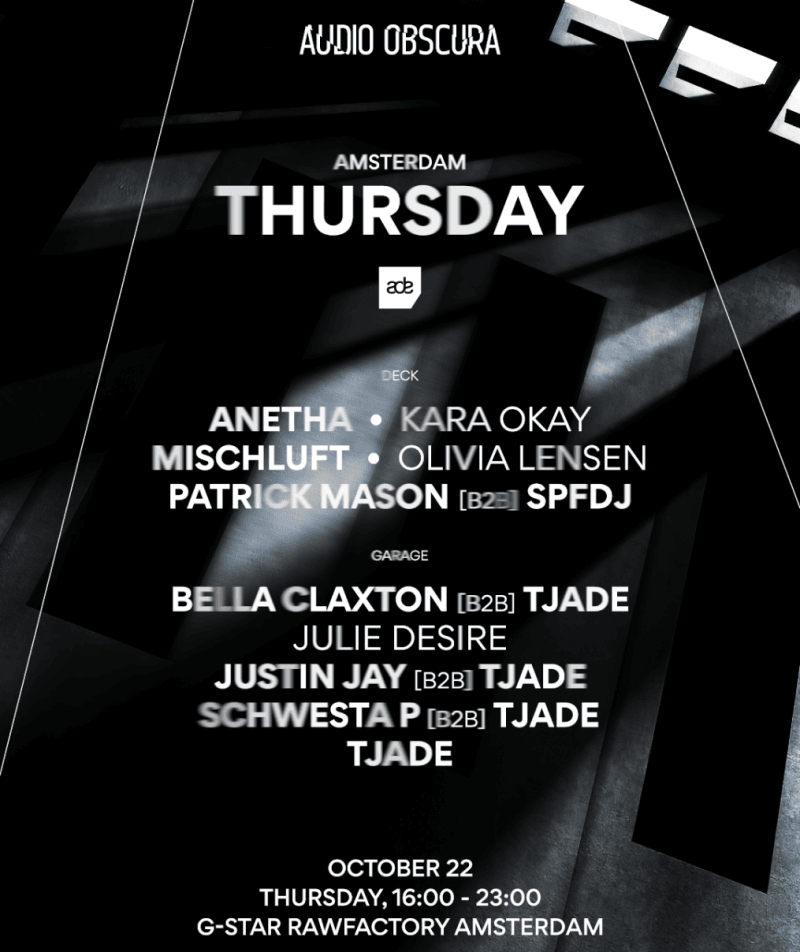 Audio Obscura flyer