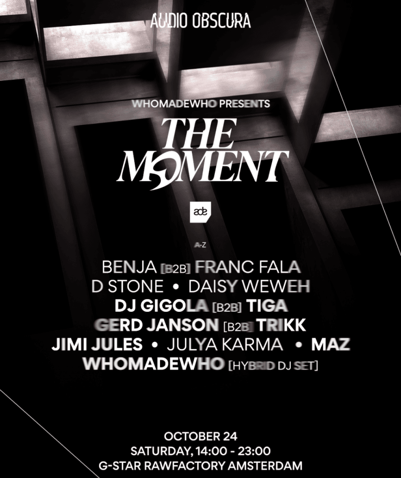 The Moment flyer