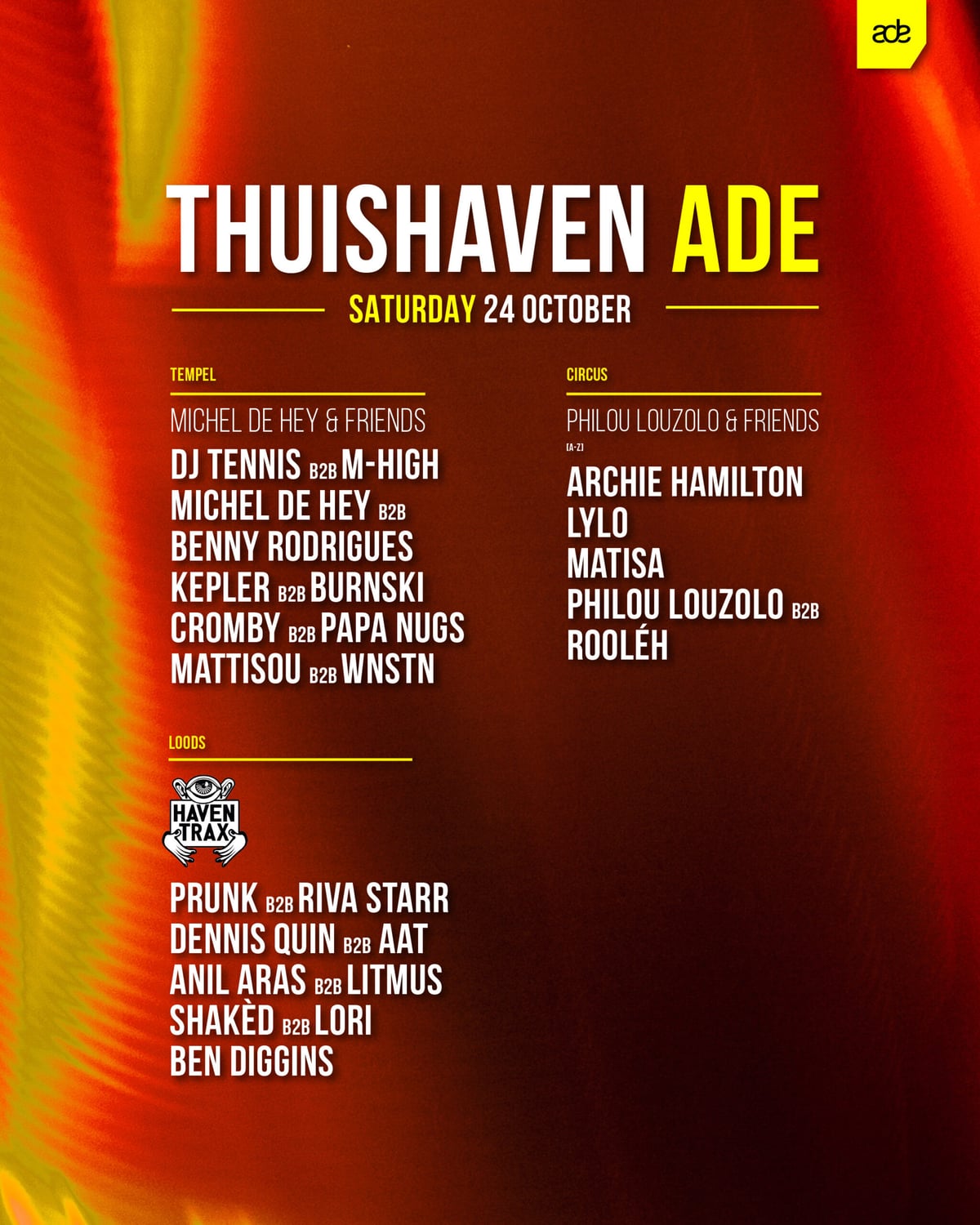 Thuishaven: Day flyer