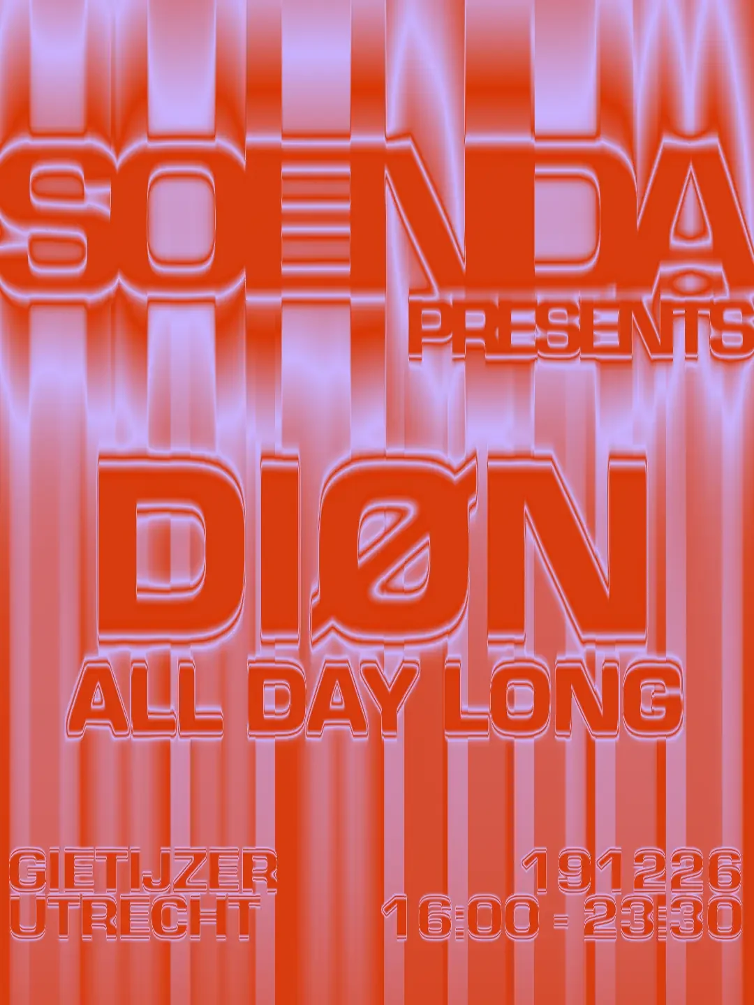 Soenda: DIØN All day long flyer