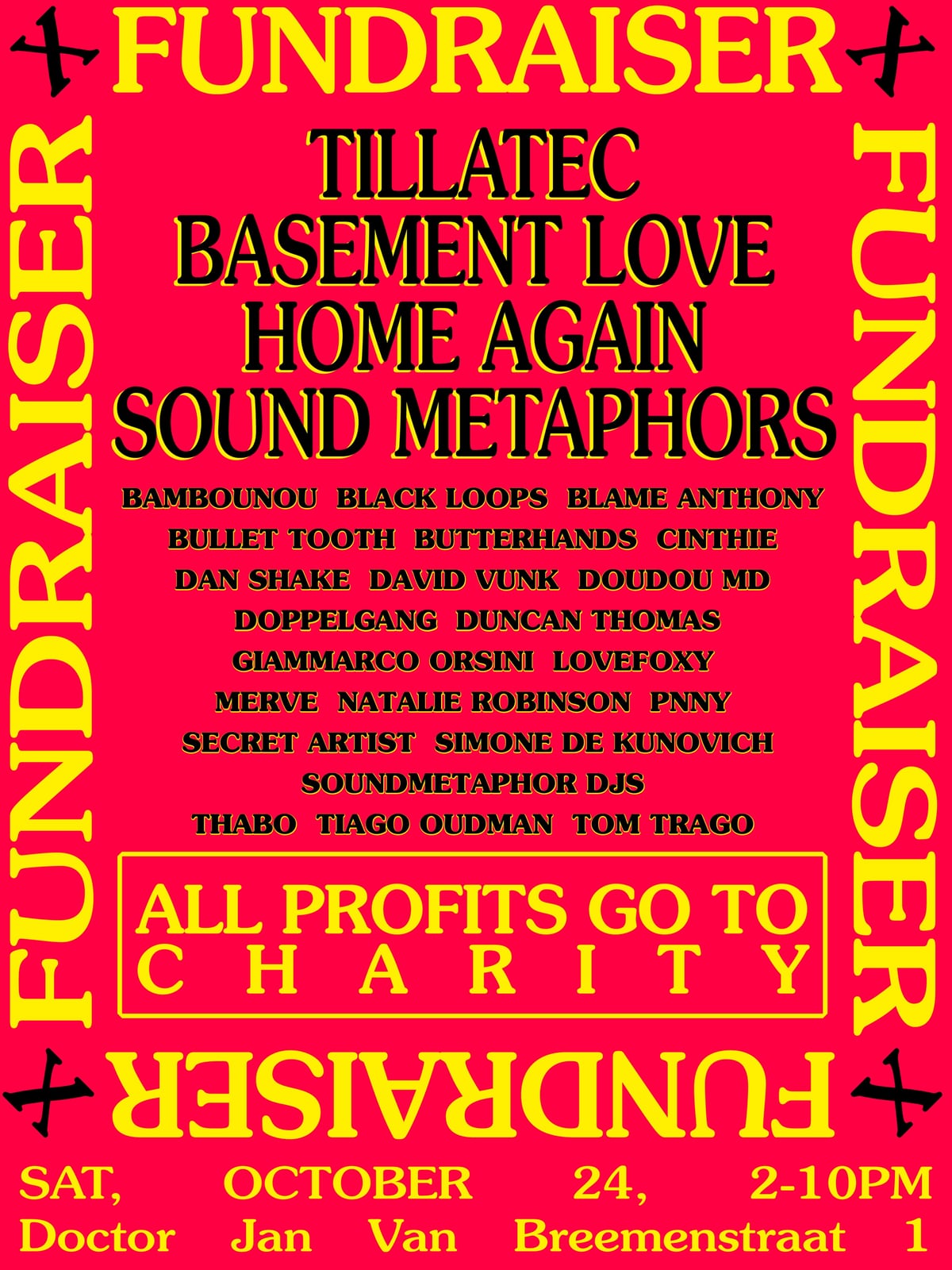 Home Again × Sound Metaphors: Basement Love flyer