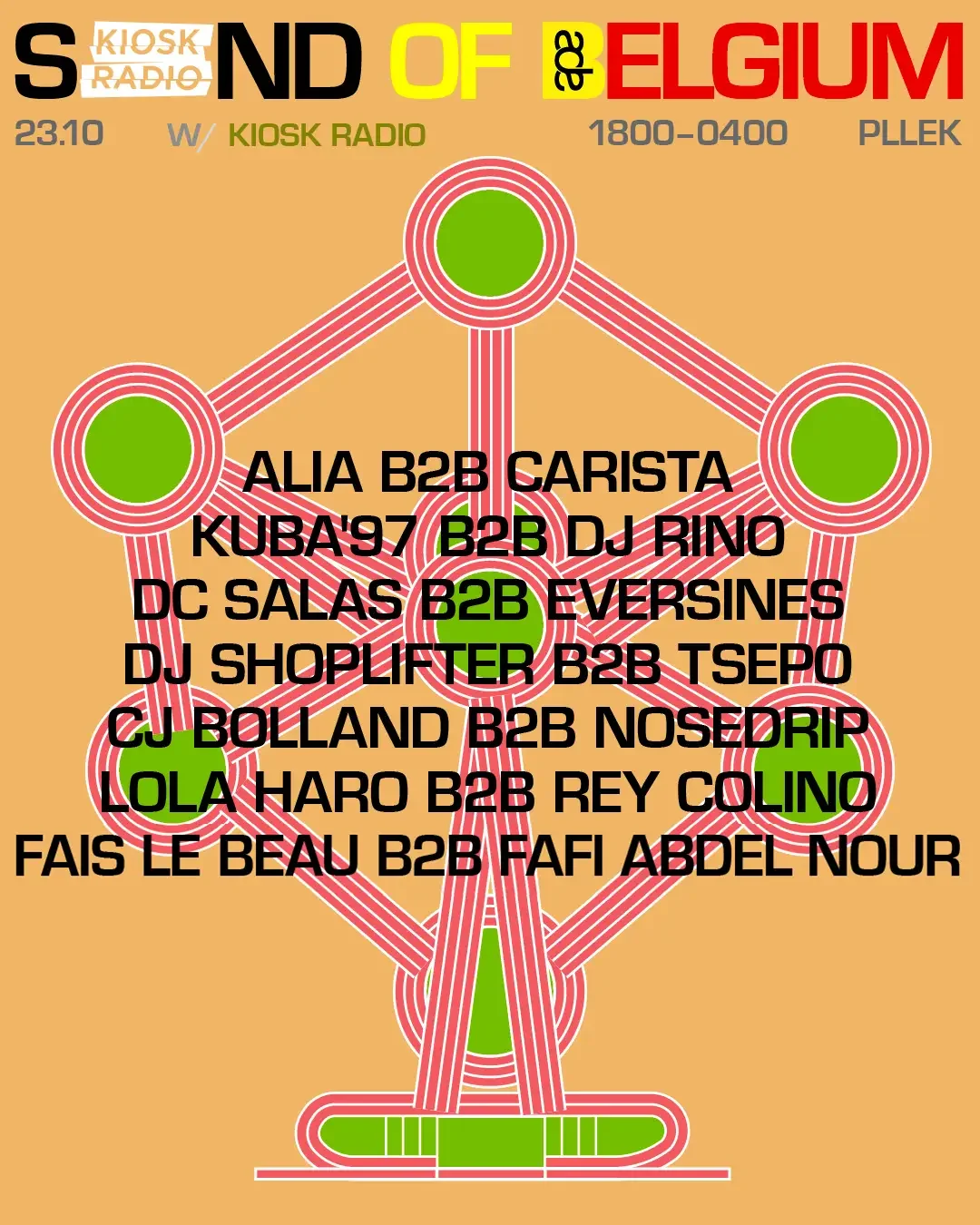 The sound of Belgium flyer