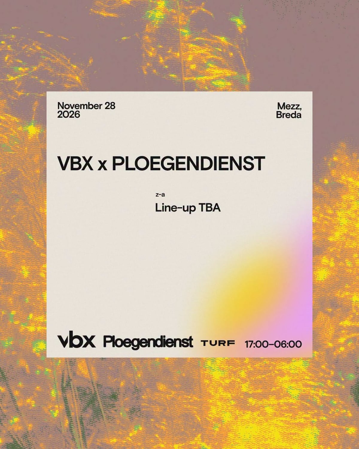 VBX × Ploegendienst flyer