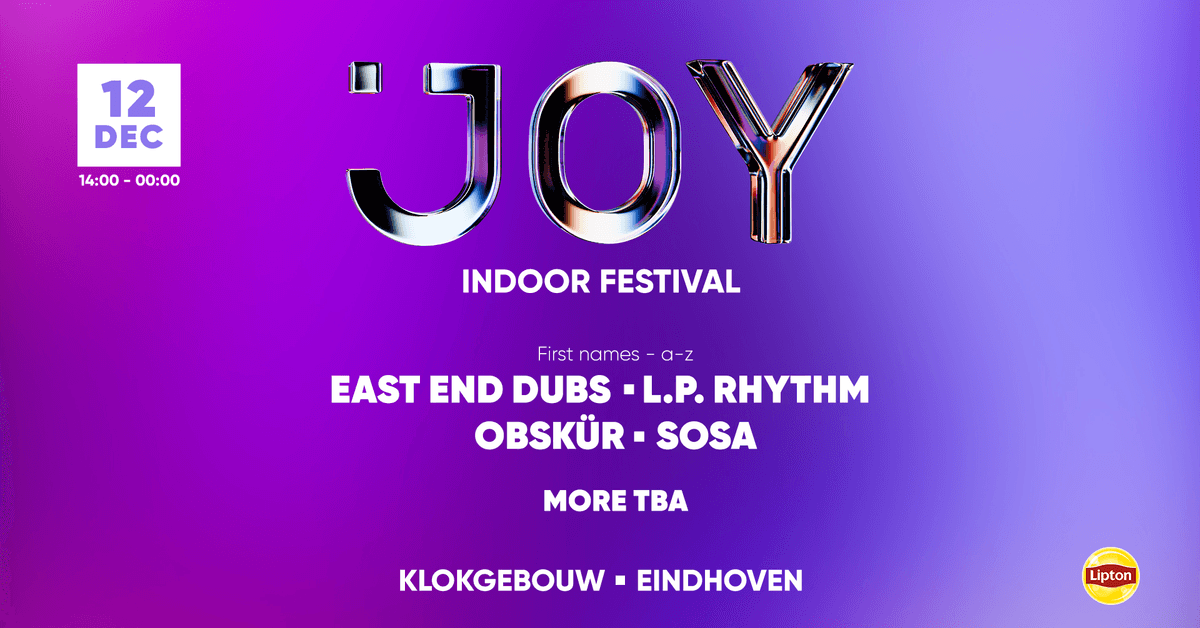 JOY: Indoor Festival flyer