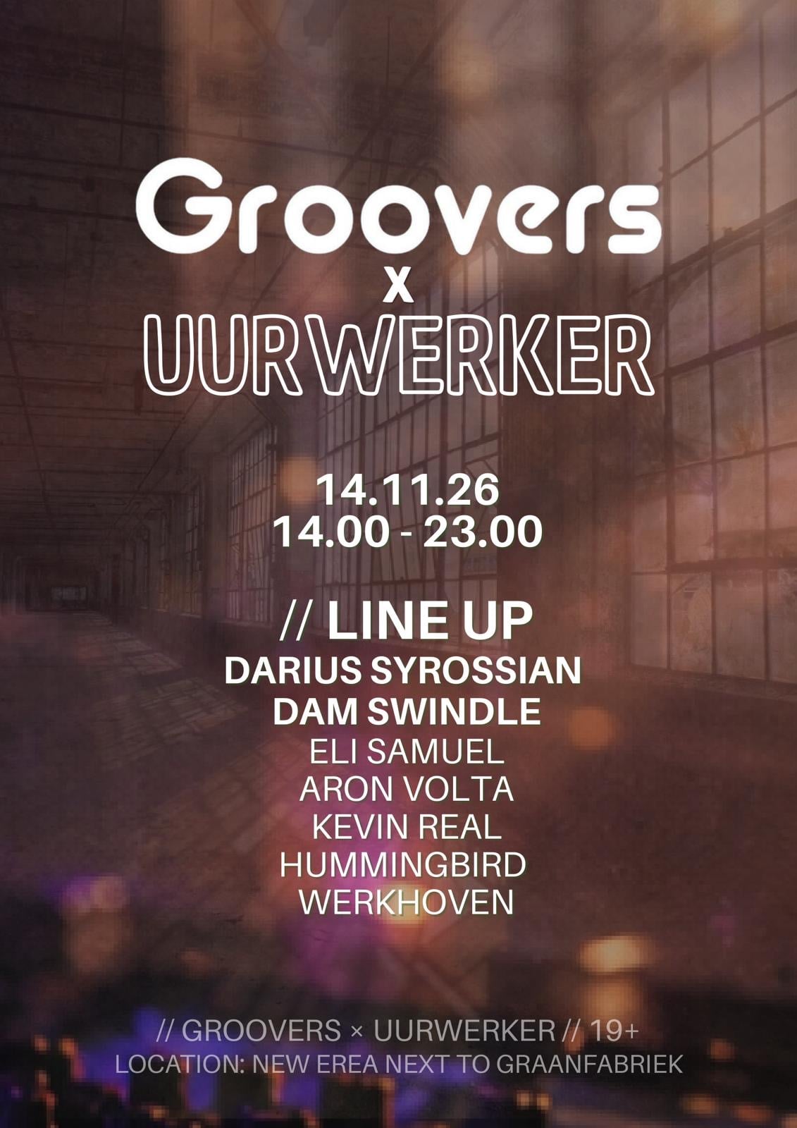 Groovers × Uurwerker flyer