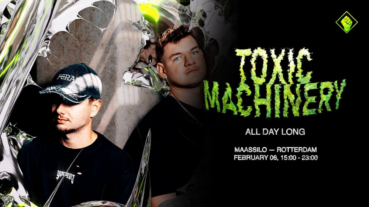 Toxic Machinery: All Day Long flyer
